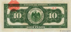 10 Pesos MEXICO Hermosillo 1915 PS.1073 fST+