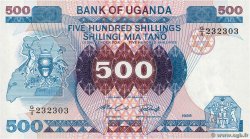 500 Shillings UGANDA  1986 P.25 UNC