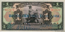 1 Boliviano BOLIVIA  1929 P.112