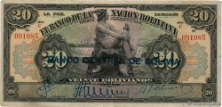 20 Bolivianos BOLIVIA  1929 P.115 BC