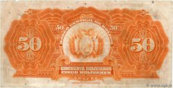 50 Bolivianos BOLIVIA  1928 P.124a MB