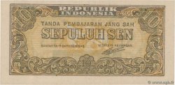 10 Sen INDONESIA  1945 P.015b