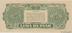 5 Rupiah INDONESIA  1945 P.018 FDC