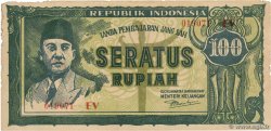 100 Rupiah INDONESIA  1947 P.024b