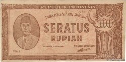 100 Rupiah INDONESIA  1947 P.029