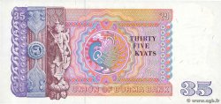 35 Kyats BURMA (VOIR MYANMAR)  1986 P.63 UNC-