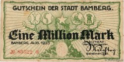 1 Million Mark ALLEMAGNE Bamberg 1923 