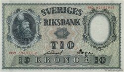 10 Kronor SWEDEN  1952 P.40m UNC-
