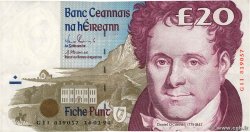 20 Pounds IRELAND REPUBLIC  1994 P.077a VF