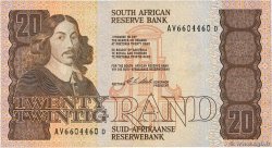 20 Rand SOUTH AFRICA  1982 P.121e VF+