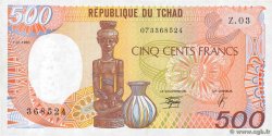 500 Francs CHAD  1990 P.09c EBC