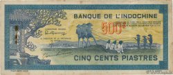 500 Piastres bleu INDOCINA FRANCESE  1944 P.068 q.BB