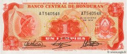 1 Lempira HONDURAS  1972 P.055b UNC
