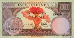 100 Rupiah INDONESIEN  1959 P.069 fST+