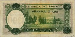 1000 Drachmes sur 100 Drachmes GREECE  1939 P.111 VF