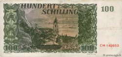 100 Schilling AUTRICHE  1954 P.133a TB