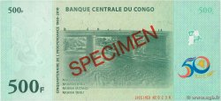 500 Francs Spécimen CONGO, DEMOCRATIQUE REPUBLIC  2010 P.100s UNC