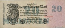 20 Millions Mark GERMANY  1923 P.097b VF