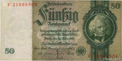 50 Reichsmark ALLEMAGNE  1933 P.182a SUP