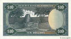 10 Dollars RHODESIA  1971 P.33c q.FDC