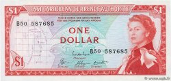 1 Dollar EAST CARIBBEAN STATES  1965 P.13e