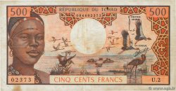 500 Francs BEAC type 1973 CHAD  1973 A.278a