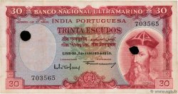 30 Escudos Annulé PORTUGIESISCH-INDIEN  1959 P.041