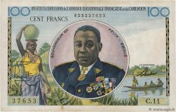 100 Francs AFRIQUE ÉQUATORIALE FRANÇAISE  1957 P.32 MBC