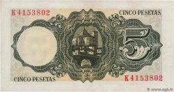 5 Pesetas ESPAÑA  1951 P.140a EBC