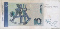 10 Deutsche Mark ALLEMAGNE FÉDÉRALE  1993 P.38c TB