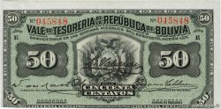 50 Centavos BOLIVIEN  1902 P.091a ST