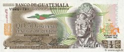 50 Centavos de Quetzal GUATEMALA  1983 P.058c FDC