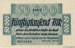 50000 Mark GERMANY Herne 1923 