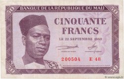 50 Francs MALI  1960 P.01 TB