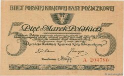 5 Marek POLOGNE  1919 P.020b