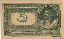 5 Marek POLOGNE  1919 P.020b pr.SPL