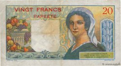 20 Francs TAHITI  1963 P.21c TTB