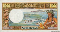 100 Francs TAHITI  1969 P.23 VF