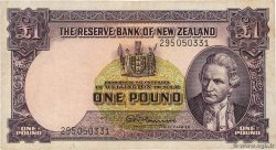 1 Pound NEW ZEALAND  1960 P.159d F
