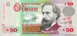 50 Pesos Uruguayos URUGUAY  2008 P.087a UNC