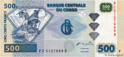 500 Francs REPúBLICA DEMOCRáTICA DEL CONGO  2002 P.096B FDC
