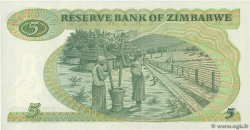 5 Dollars ZIMBABWE  1983 P.02c UNC
