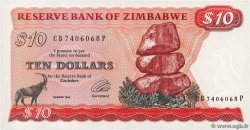 10 Dollars ZIMBABUE  1994 P.03e FDC