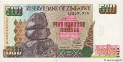 500 Dollars ZIMBABUE  2001 P.11a FDC