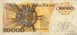 20000 Zlotych POLAND  1989 P.152a VF