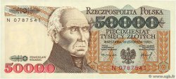 50000 Zlotych POLAND  1993 P.159a XF+