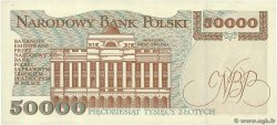 50000 Zlotych POLAND  1993 P.159a XF+