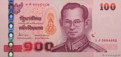 100 Baht THAILAND  2004 P.114 AU+