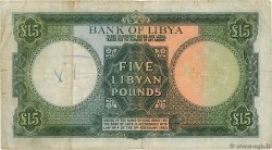 5 Pounds LIBYA  1963 P.26 F