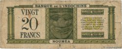 20 Francs NOUVELLE CALÉDONIE  1944 P.49 B